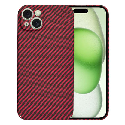 Deksel for Apple iPhone 15 Plus, Techsuit, Carbonite FiberShell, Rød