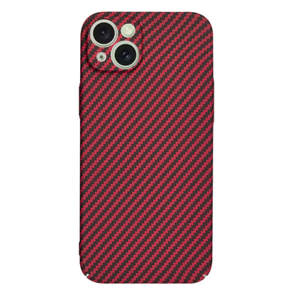 Deksel for Apple iPhone 15 Plus, Techsuit, Carbonite FiberShell, Rød