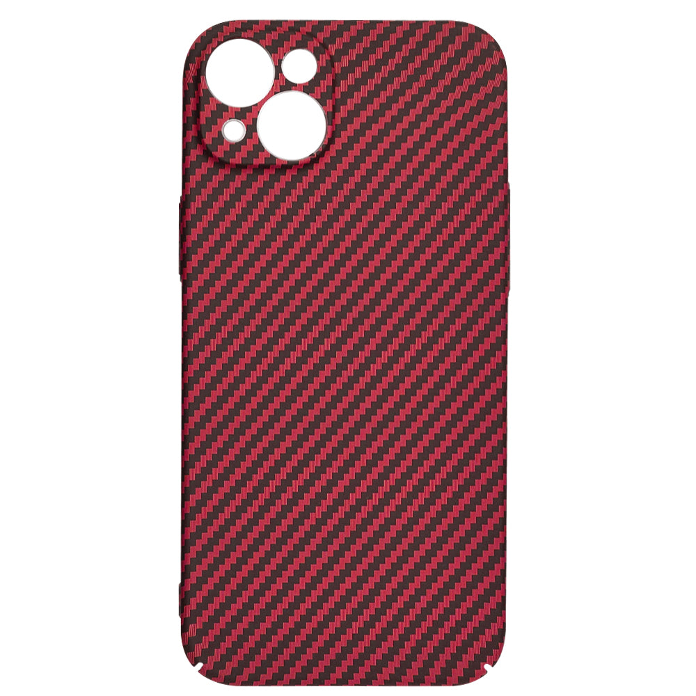 Deksel for Apple iPhone 15 Plus, Techsuit, Carbonite FiberShell, Rød