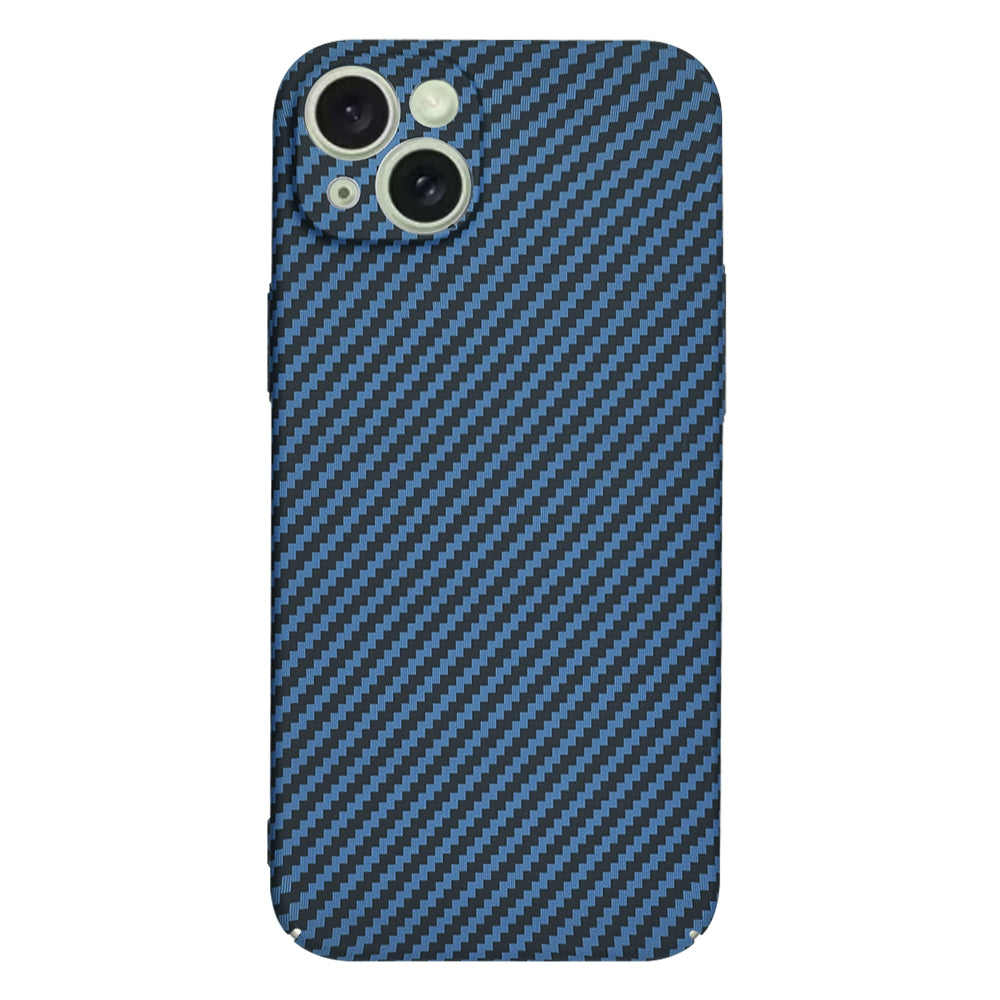 Deksel for Apple iPhone 15 Plus, Techsuit, Carbonite FiberShell, Turkis