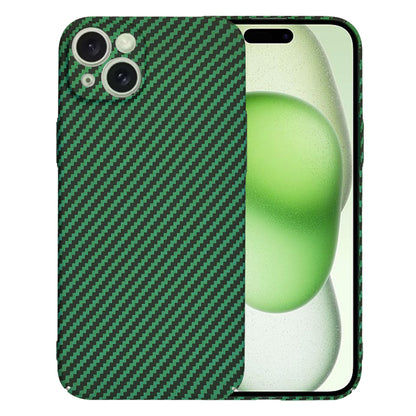 Deksel for Apple iPhone 15 Plus, Techsuit, Carbonite FiberShell, Grønn