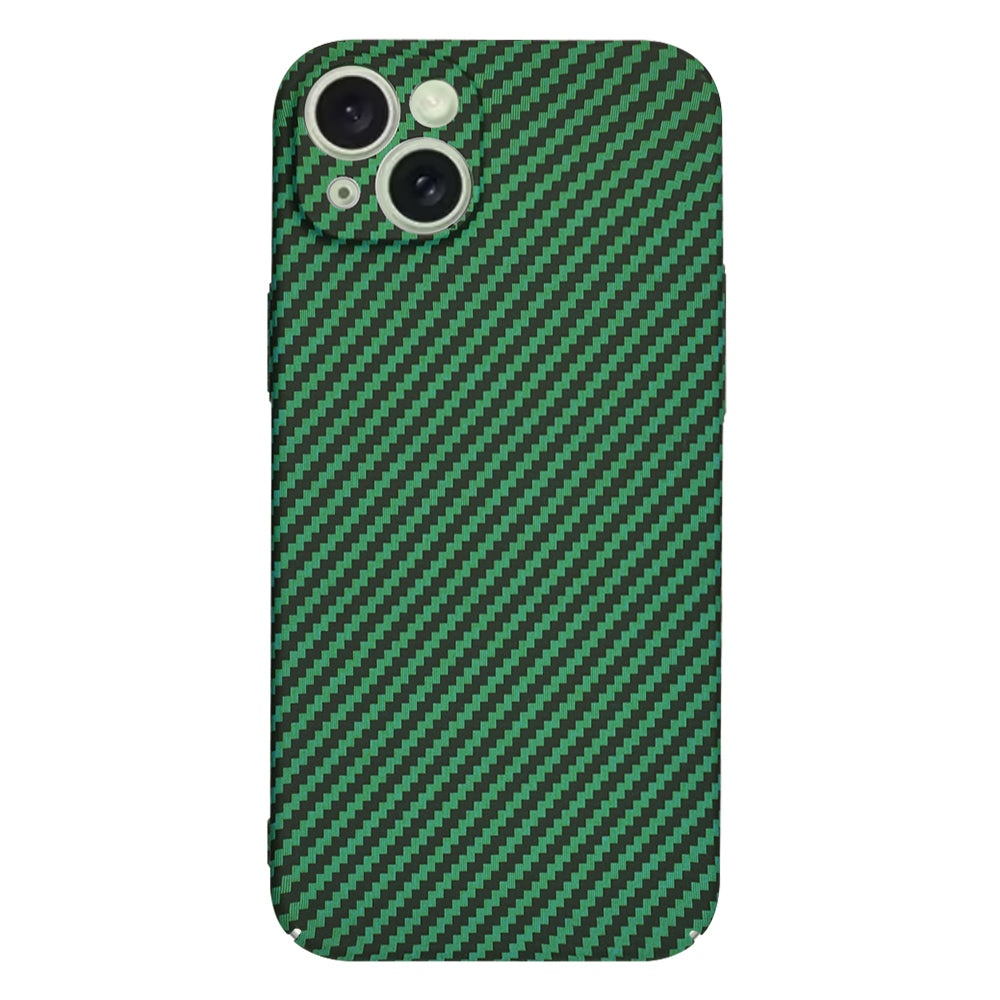 Deksel for Apple iPhone 15 Plus, Techsuit, Carbonite FiberShell, Grønn