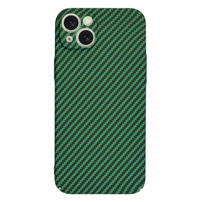 Deksel for Apple iPhone 15 Plus, Techsuit, Carbonite FiberShell, Grønn