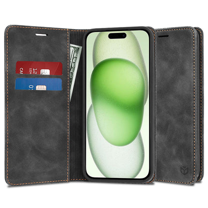 Deksel for Apple iPhone 15 Plus, Techsuit, Confy, Svart