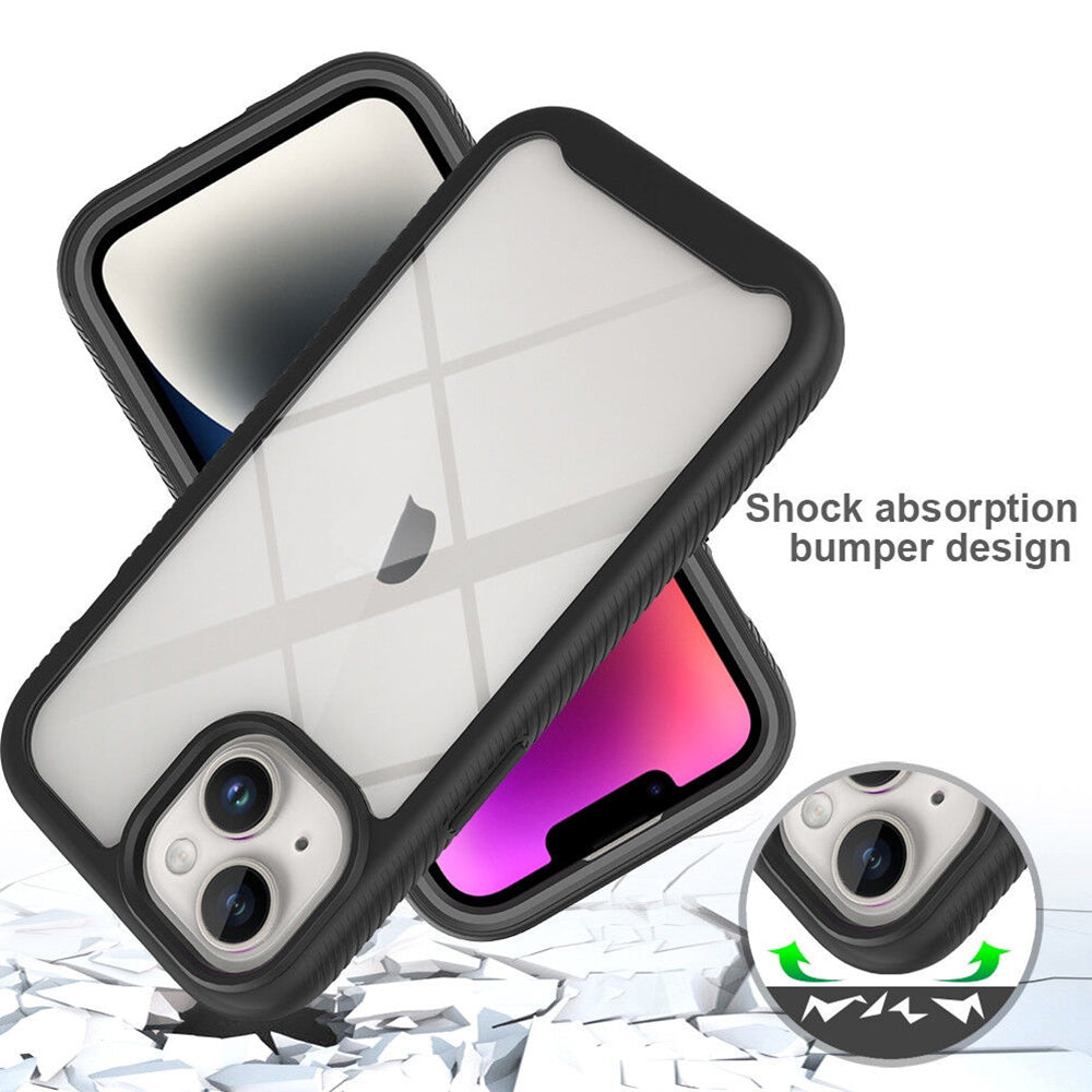 Deksel for Apple iPhone 15 Plus, Techsuit, Defense360 Pro, Svart