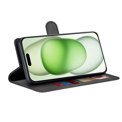 Deksel for Apple iPhone 15 Plus, Techsuit, Diary Book, Svart