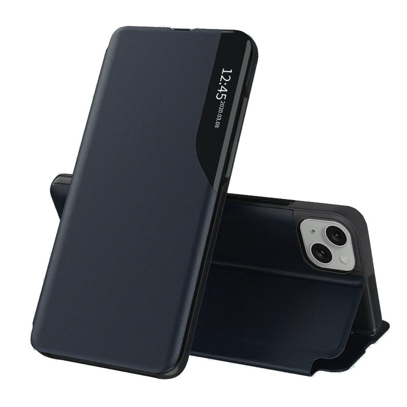 Deksel for Apple iPhone 15 Plus, Techsuit, eFold, Mørkeblå