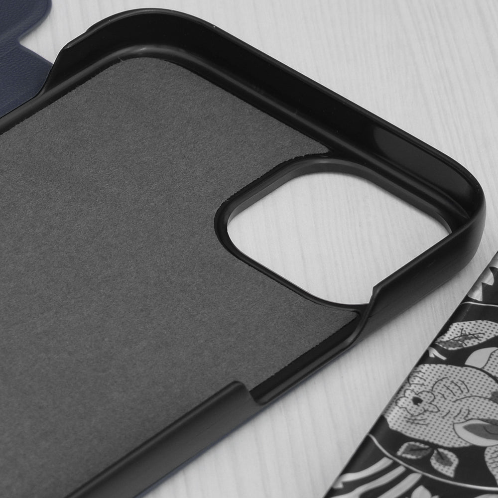 Deksel for Apple iPhone 15 Plus, Techsuit, eFold, Mørkeblå