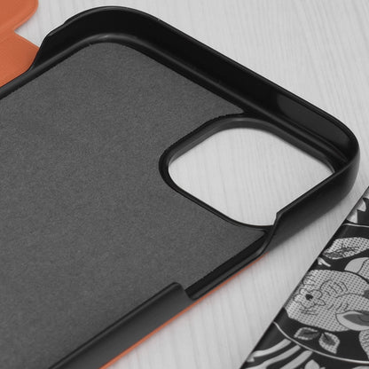 Deksel for Apple iPhone 15 Plus, Techsuit, eFold, Oransje