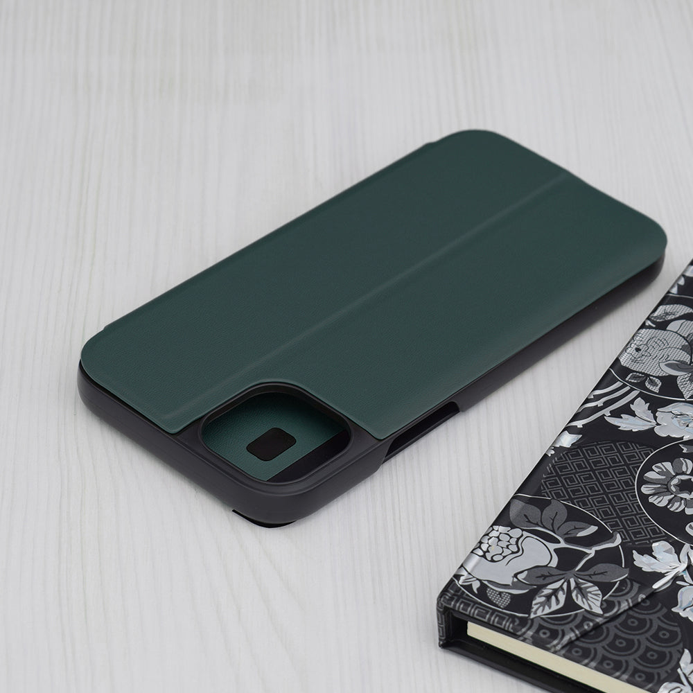 Deksel for Apple iPhone 15 Plus, Techsuit, eFold, Grønn