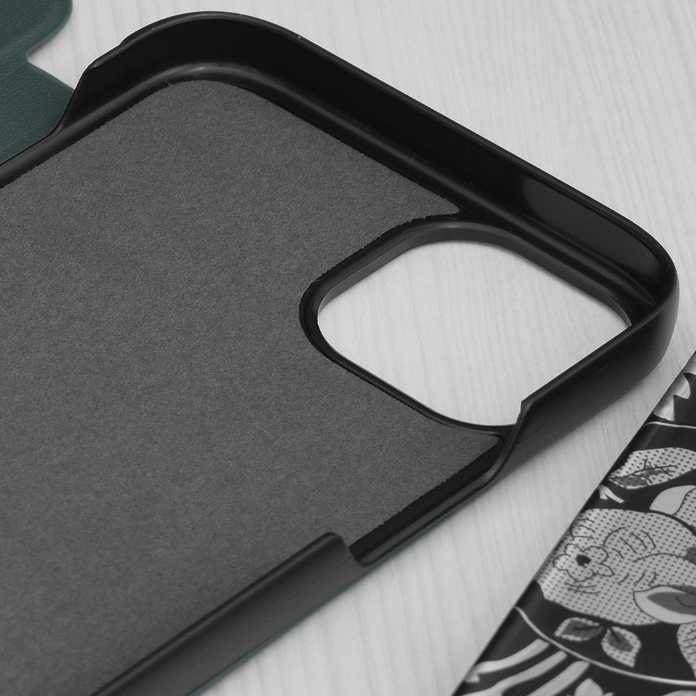 Deksel for Apple iPhone 15 Plus, Techsuit, eFold, Grønn