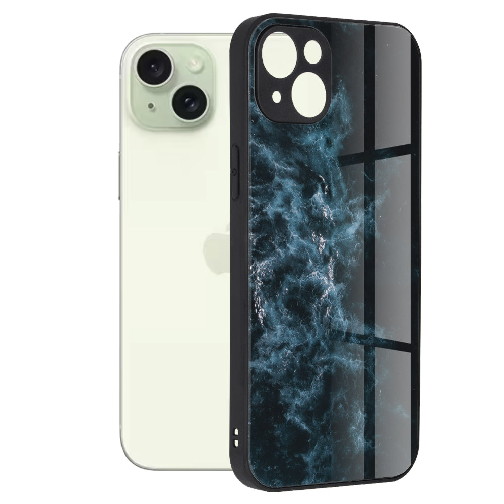 Deksel for Apple iPhone 15 Plus, Techsuit, Glaze, Blå