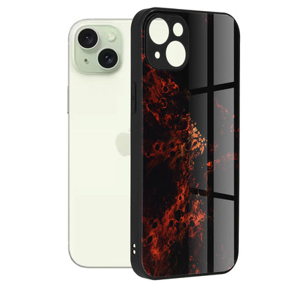 Deksel for Apple iPhone 15 Plus, Techsuit, Glaze, Rød