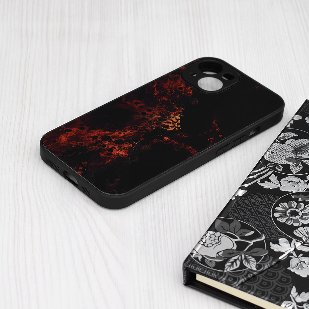 Deksel for Apple iPhone 15 Plus, Techsuit, Glaze, Rød