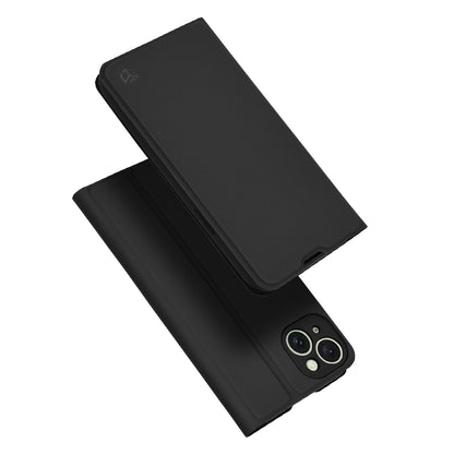 Deksel for Apple iPhone 15 Plus, Techsuit, Magskin Book, Svart