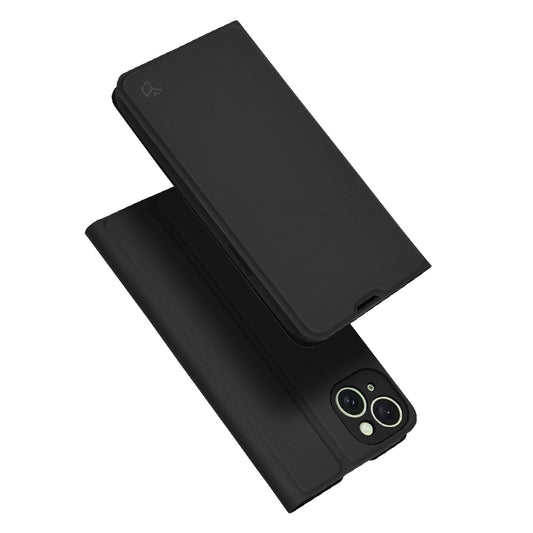 Deksel for Apple iPhone 15 Plus, Techsuit, Magskin Book, Svart