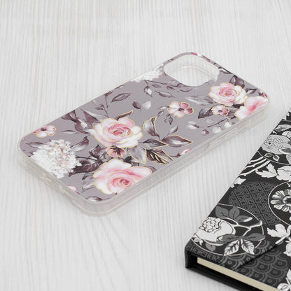 Deksel til Apple iPhone 15 Plus, Techsuit, Marble, Grå