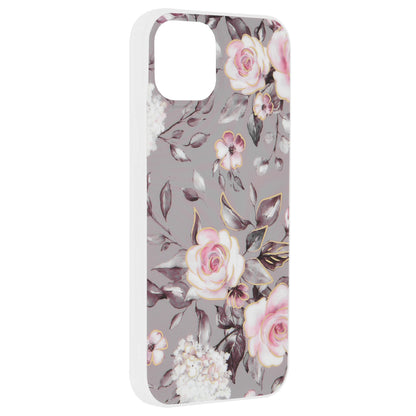 Deksel til Apple iPhone 15 Plus, Techsuit, Marble, Grå