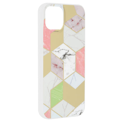 Deksel for Apple iPhone 15 Plus, Techsuit, Marble, Lilla