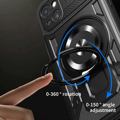 Deksel for Apple iPhone 15 Plus, Techsuit, RuggedCam, Blå