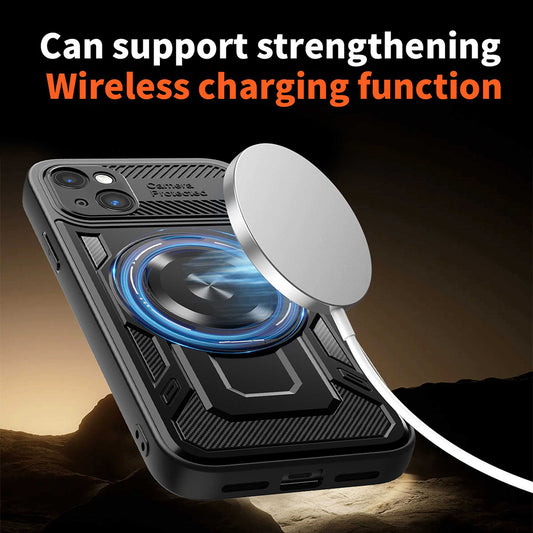 Deksel for Apple iPhone 15 Plus, Techsuit, RuggedCam, Grå