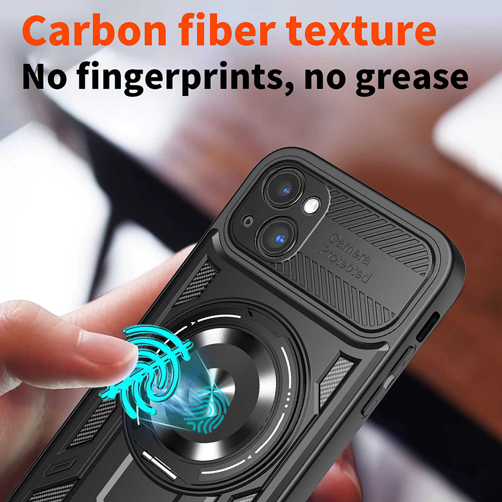 Deksel for Apple iPhone 15 Plus, Techsuit, RuggedCam, Lilla