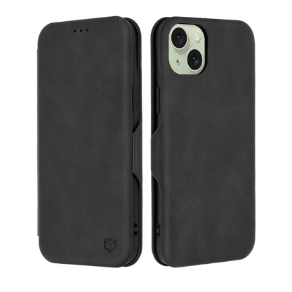 Deksel for Apple iPhone 15 Plus, Techsuit, Safe Wallet Plus, Svart