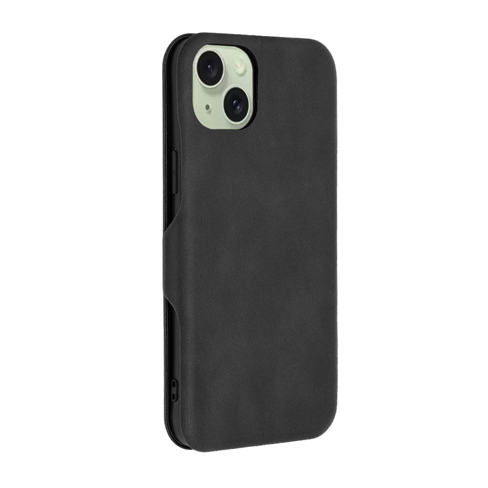 Deksel for Apple iPhone 15 Plus, Techsuit, Safe Wallet Plus, Svart