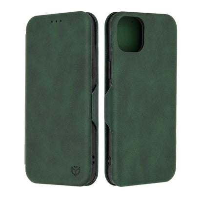 Deksel for Apple iPhone 15 Plus, Techsuit, Safe Wallet Plus, Grønn