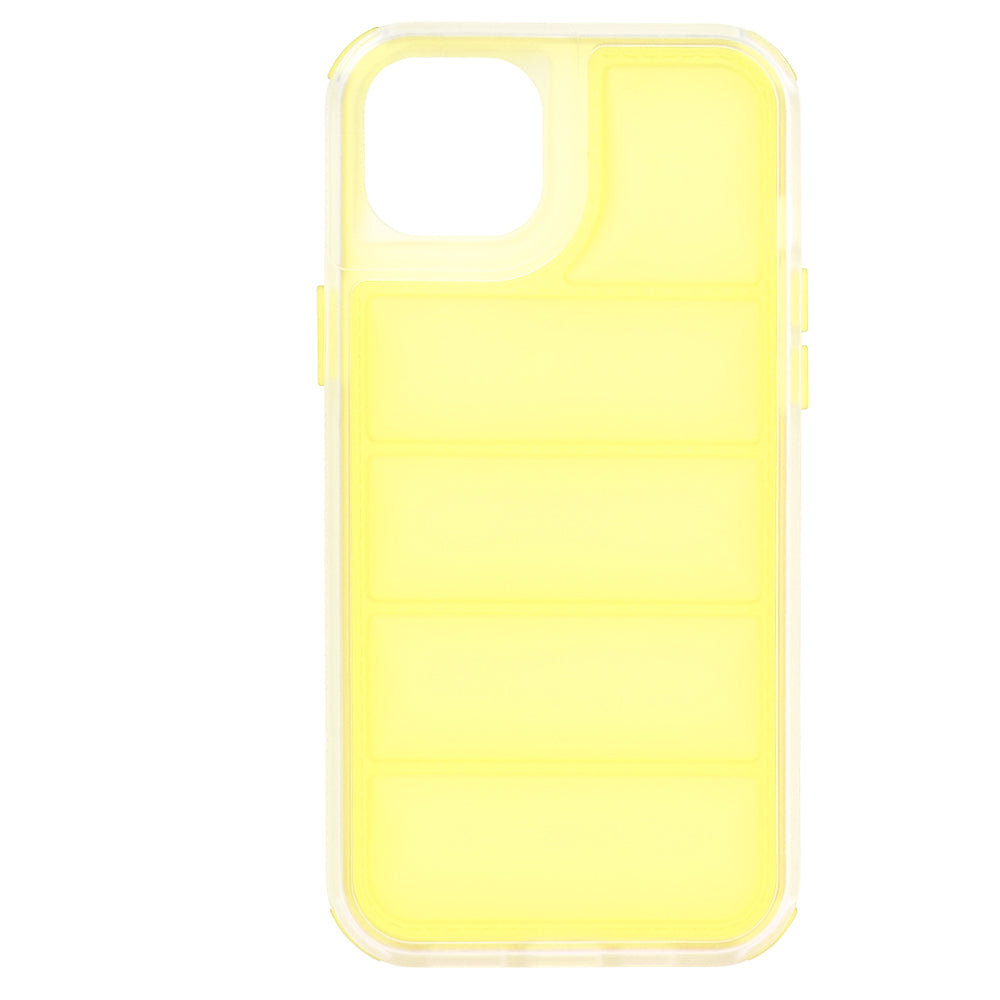Deksel for Apple iPhone 15 Plus, Techsuit, Wave Shield, Gul