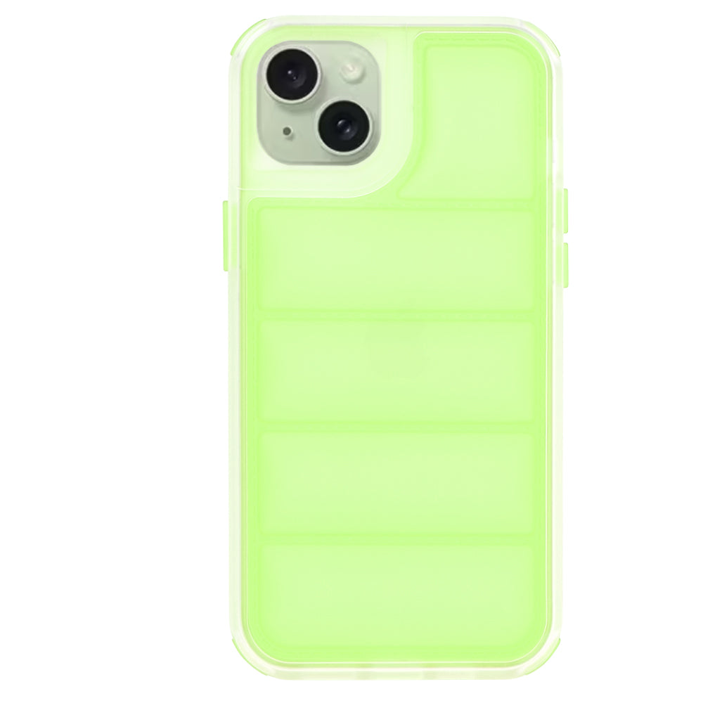 Deksel for Apple iPhone 15 Plus, Techsuit, Wave Shield, Grønn