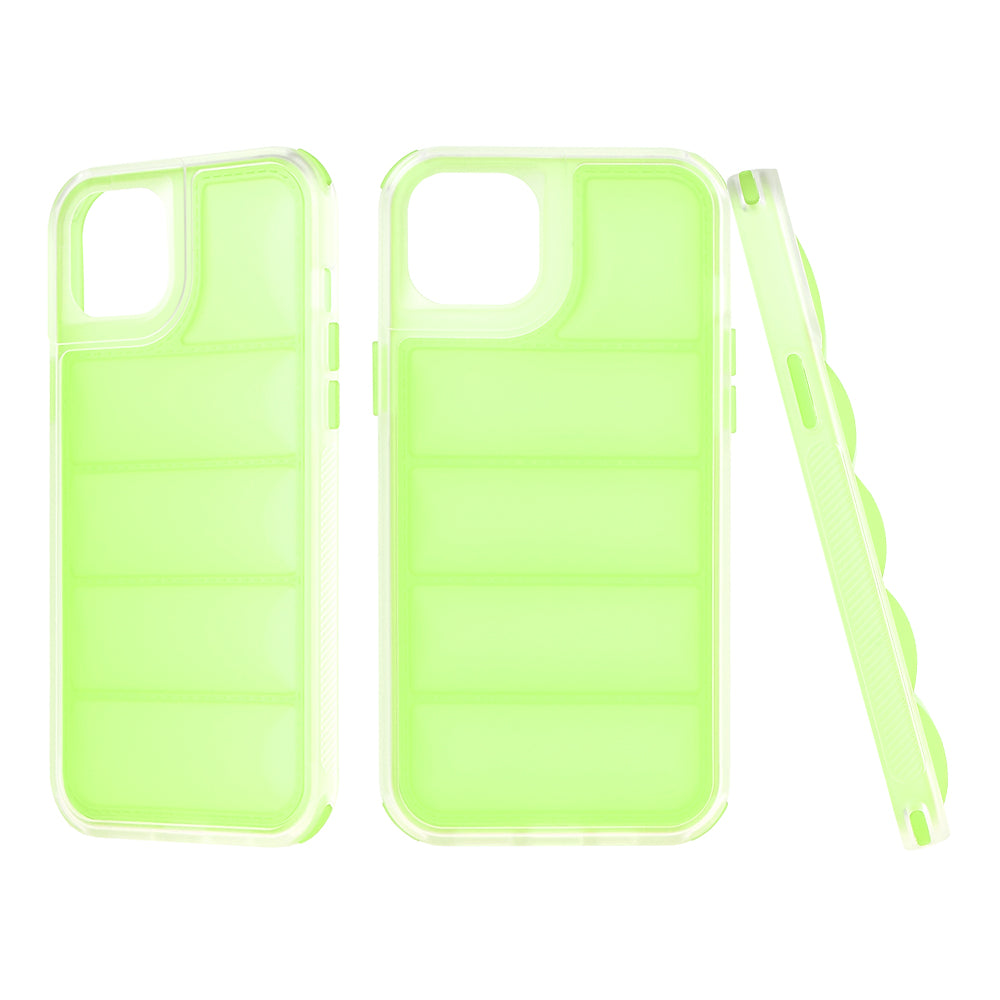 Deksel for Apple iPhone 15 Plus, Techsuit, Wave Shield, Grønn