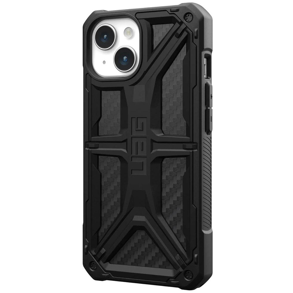 Deksel for Apple iPhone 15 Plus, Urban Armor Gear, Monarch Carbon, Svart