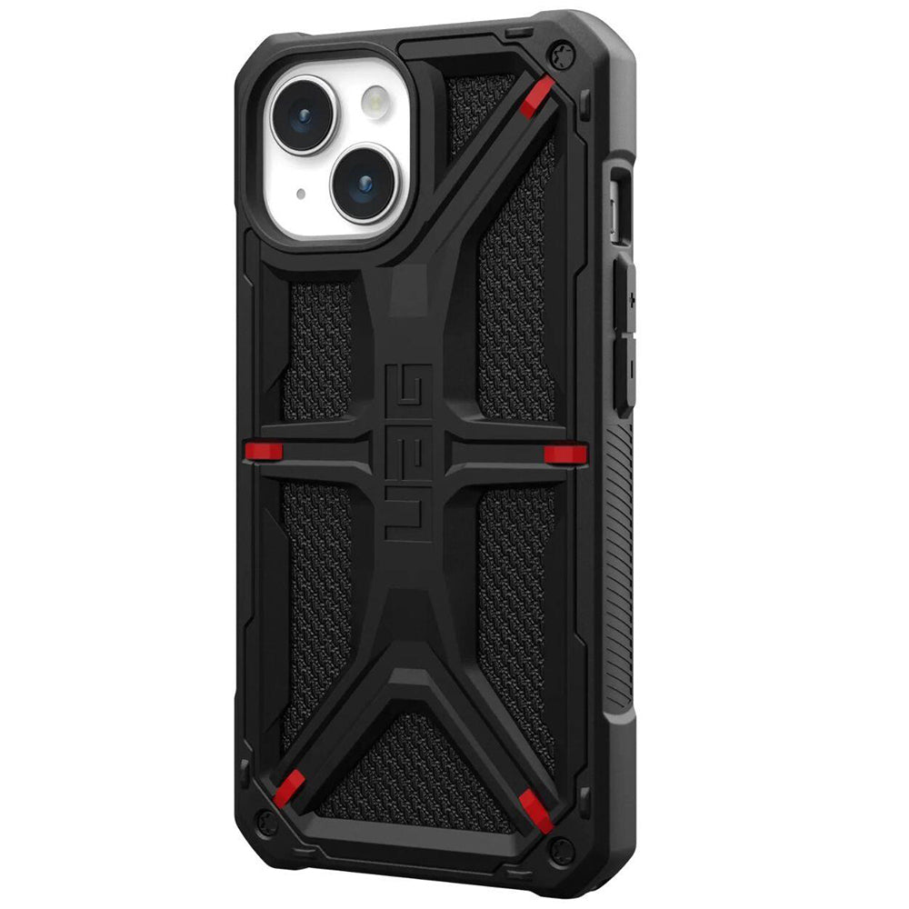 Deksel for Apple iPhone 15 Plus, Urban Armor Gear, Monarch Kevlar, Svart