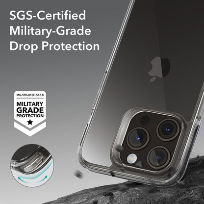Deksel for Apple iPhone 15 Pro, ESR, Ice Shield, Gjennomsiktig