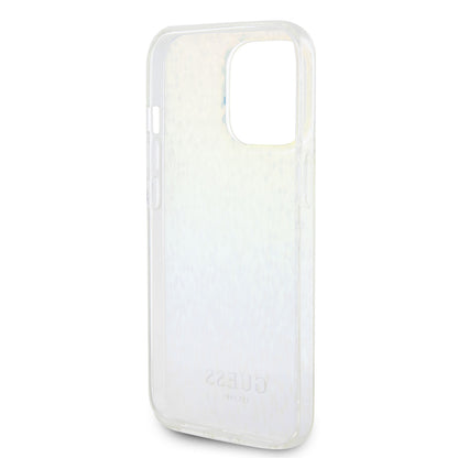 Deksel for Apple iPhone 15 Pro Max, Guess, IML Faceted Mirror Disco Iridescent, Flerfarget