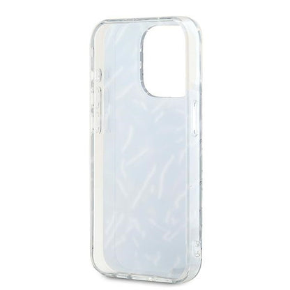 Deksel for Apple iPhone 15 Pro Max, Karl Lagerfeld, Zebra with Cord Strap, Lilla