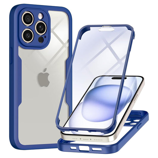 Deksel for Apple iPhone 15 Pro Max, Techsuit, ColorVerse 360, Blå