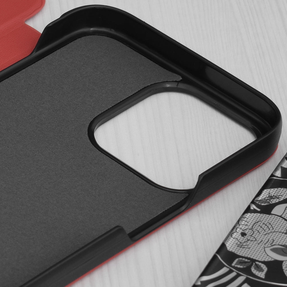 Deksel for Apple iPhone 15 Pro Max, Techsuit, eFold, Rød