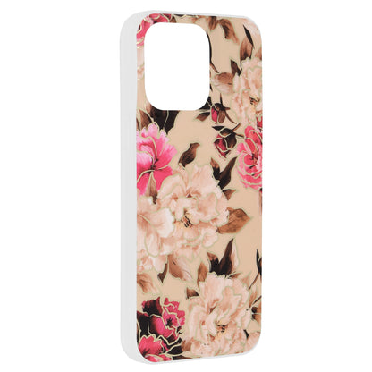 Deksel til Apple iPhone 15 Pro Max, Techsuit, Marble, Beige