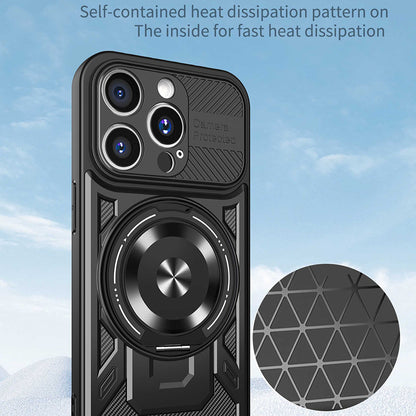 Deksel for Apple iPhone 15 Pro Max, Techsuit, RuggedCam, Svart