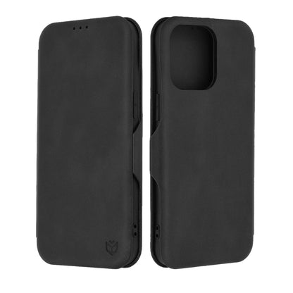 Deksel for Apple iPhone 15 Pro Max, Techsuit, Safe Wallet Plus, Svart