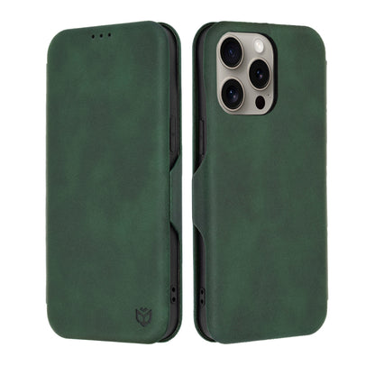 Deksel for Apple iPhone 15 Pro Max, Techsuit, Safe Wallet Plus, Grønn