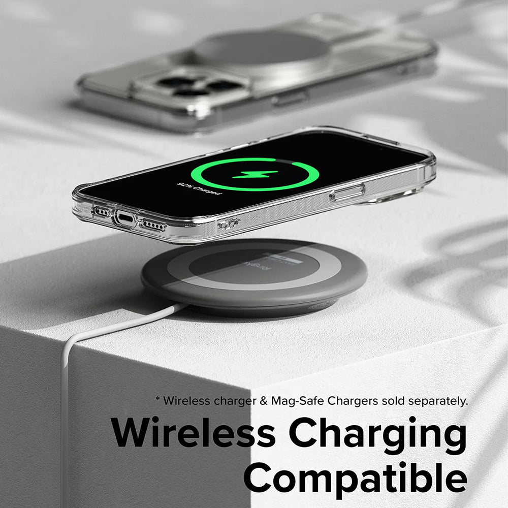 Deksel for Apple iPhone 15 Pro, Ringke, Fusion, Transparent