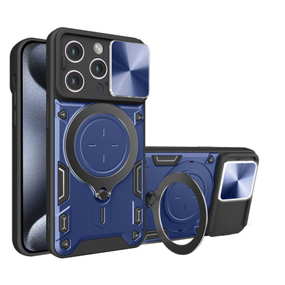 Deksel for Apple iPhone 15 Pro, Techsuit, CamGuard Pro, Blå