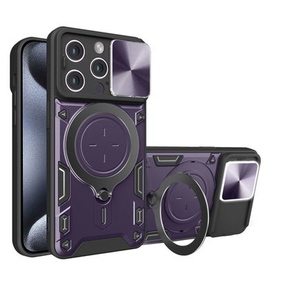 Deksel for Apple iPhone 15 Pro, Techsuit, CamGuard Pro, Lilla