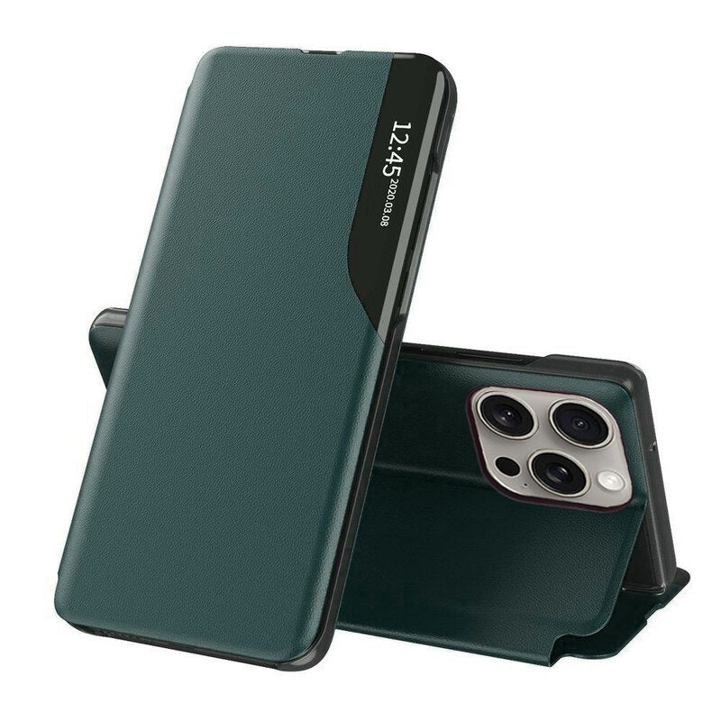 Deksel for Apple iPhone 15 Pro, Techsuit, eFold, Grønn