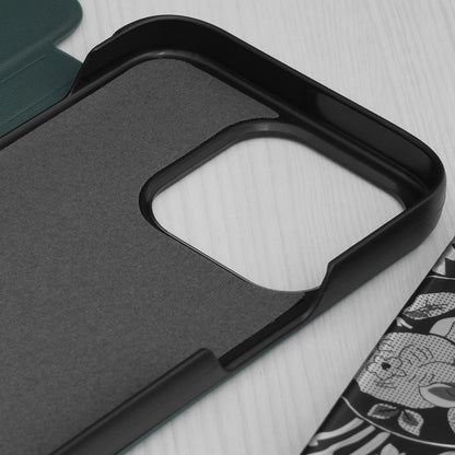 Deksel for Apple iPhone 15 Pro, Techsuit, eFold, Grønn