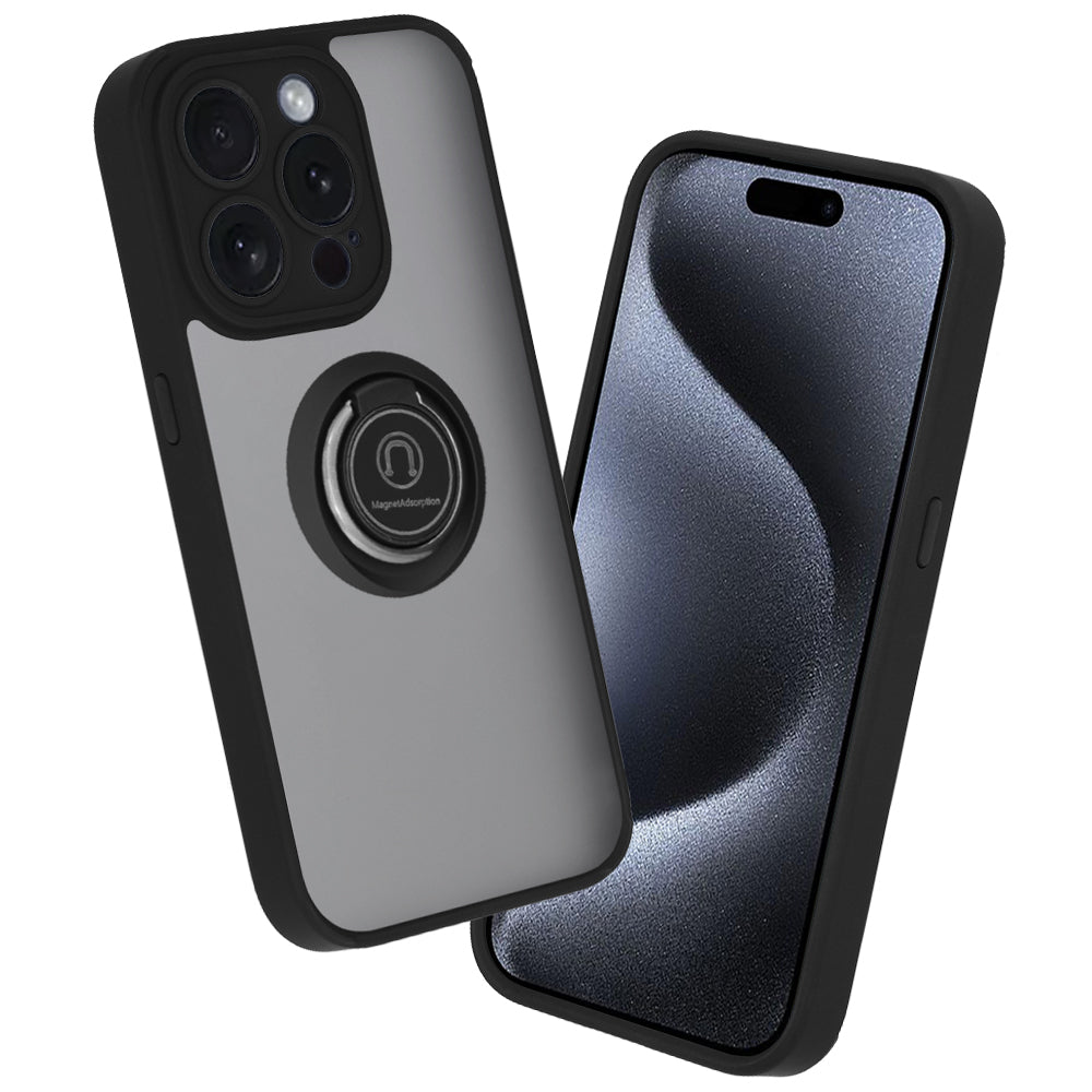 Deksel for Apple iPhone 15 Pro, Techsuit, Glinth, Svart