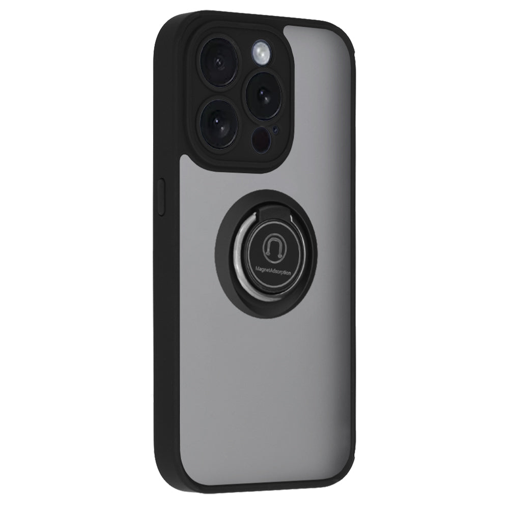 Deksel for Apple iPhone 15 Pro, Techsuit, Glinth, Svart